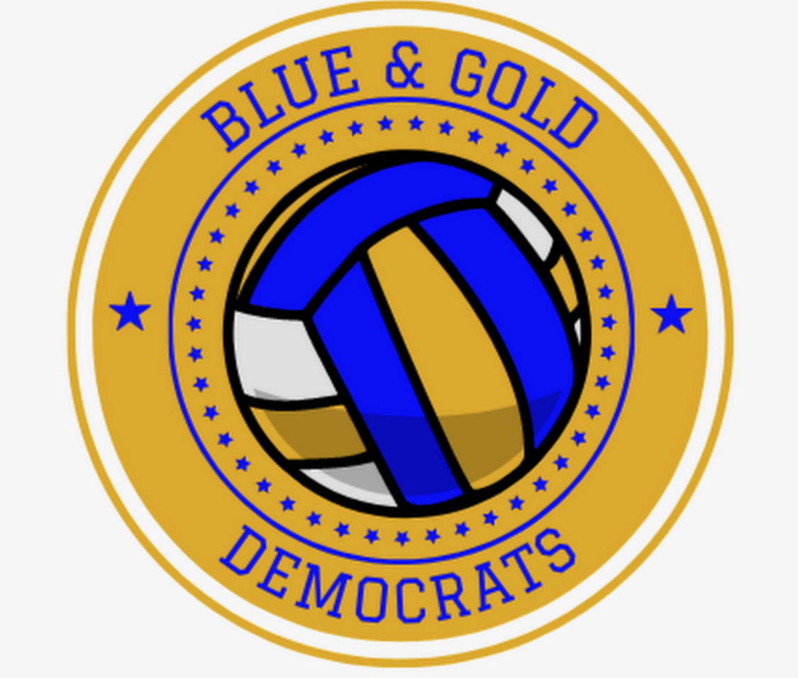 Blue & Gold Democrats Club logo