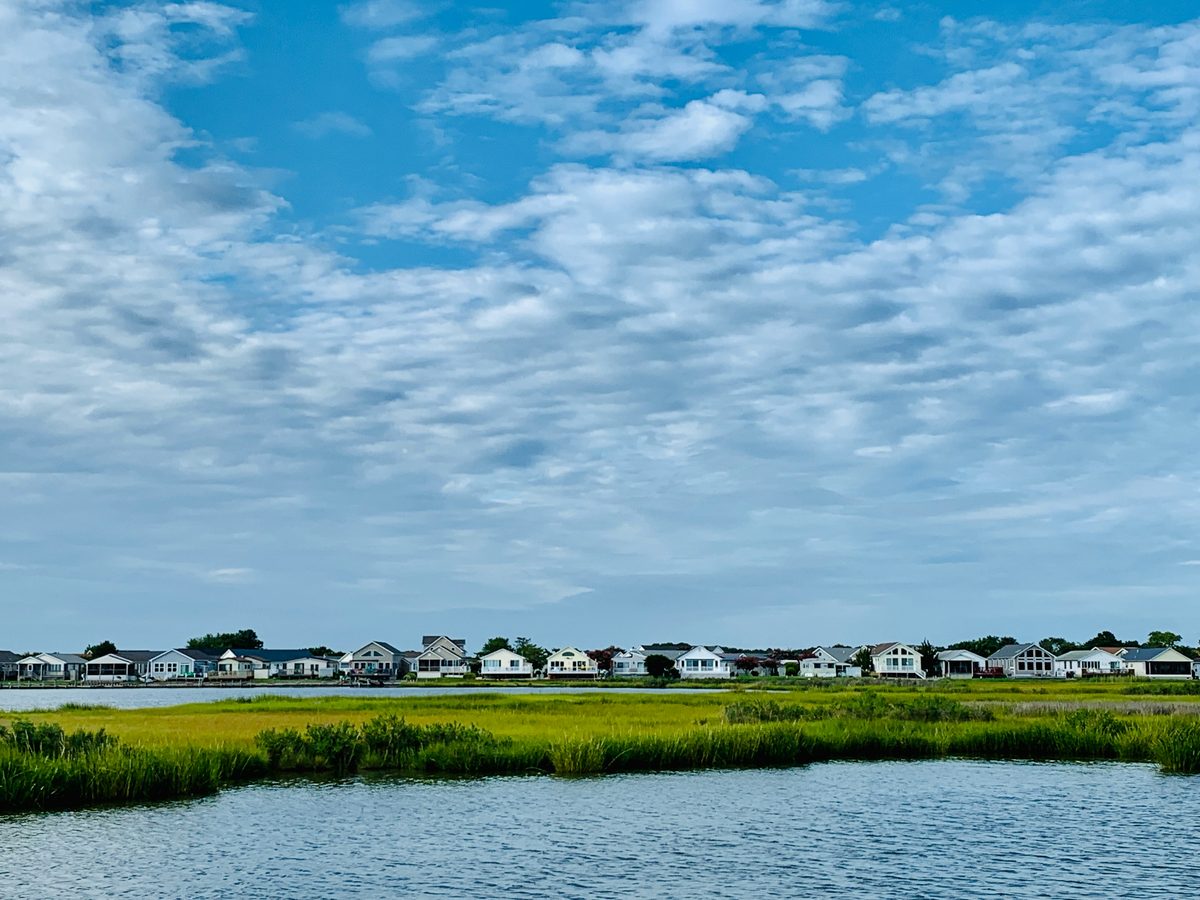 Waterfront homes on the Eastern Shore