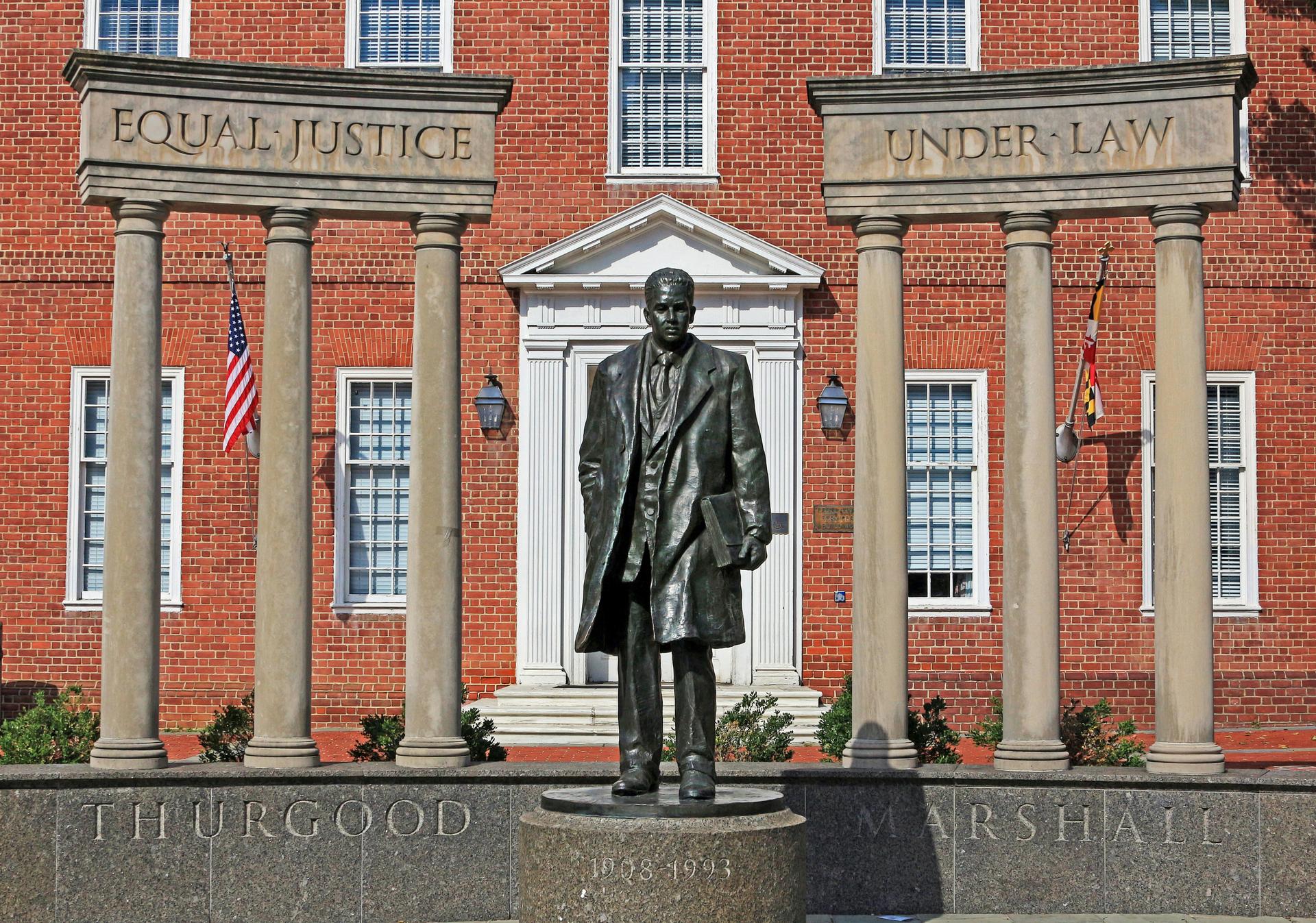 Thurgood Marshall Memorial at the Maryland State House